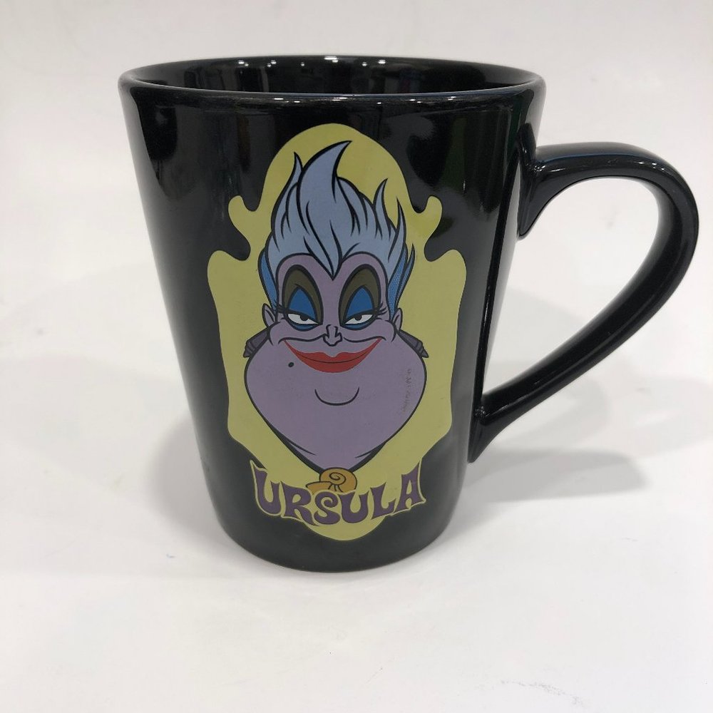 Disney Ursula Coffee Mug Little Mermaid Villain Black Mug